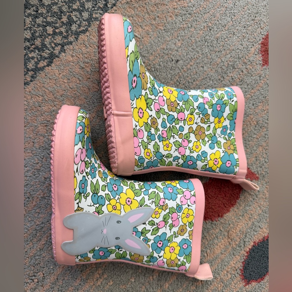 Baby Boden Floral Kids Rain Boots